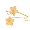 Metal Wide Open Bangle Multi Style Flower Bracelet Stylish Opening Arm Bracelet  Hand Jewelry