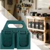 Battery Organizer Rack 4-Slot Compact Battery Holder For Drawer Space-Saving Design Small Tool Storage Container For Workshop