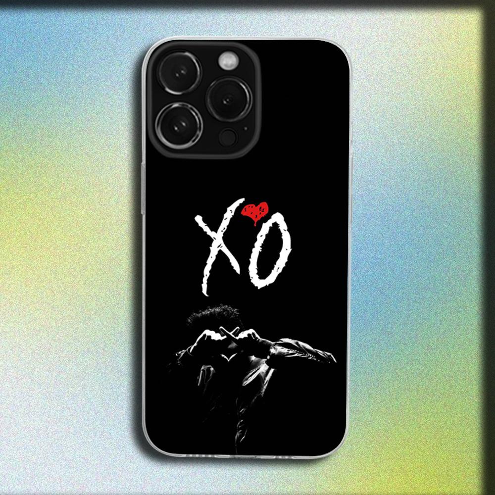 Etui Na Telefon Singer The W-Weeknd XO Do iPhone 16,15,14,13,12,11 Plus,Pro,Max,XR,XS,Plus,SE,Mini Przezroczyste Miękkie Pokrowiec
