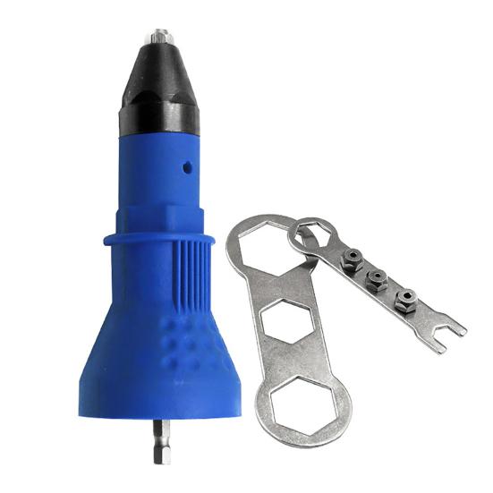 Electric Rivet Drill Adapter Cordless Drill Hand Tool Easy to Operate Compact Portable Cordless Riveting Tool Insert Nut Adapter