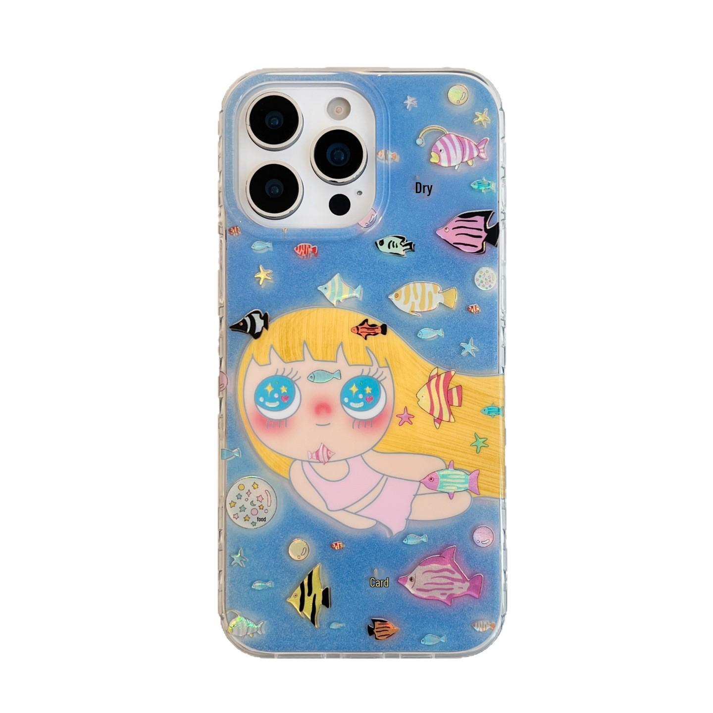 

Little Mermaid iPhone 16 Pro Max/17 Pro Creative Protective Case iPhone 13