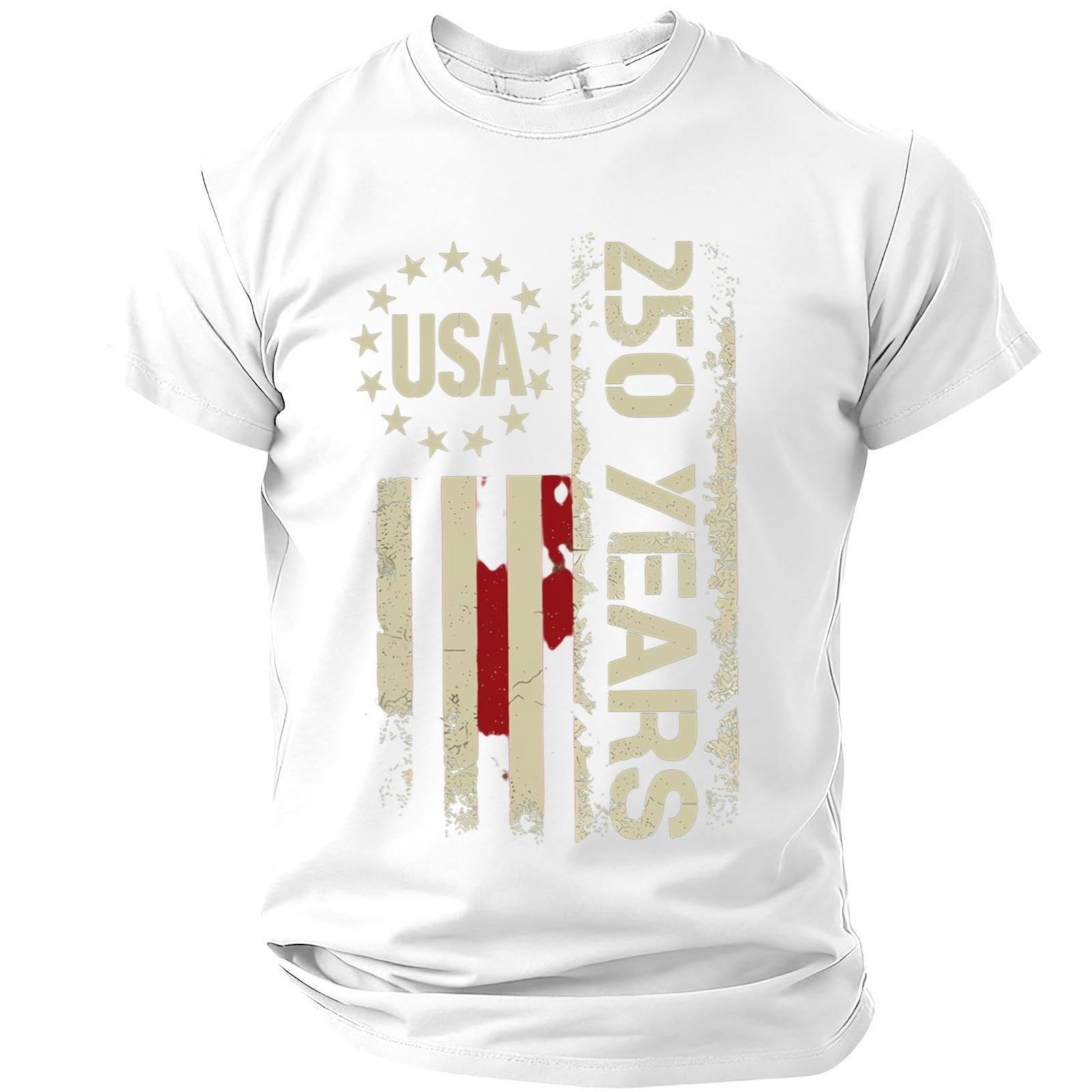 

Men s Casual Round Neck Short Sleeve T-Shirt XL білий