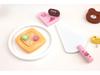 Children's Pretend Play Handbag: Candy Dessert Cake & Ice Cream Wooden Kitchen Toy Set - Pink