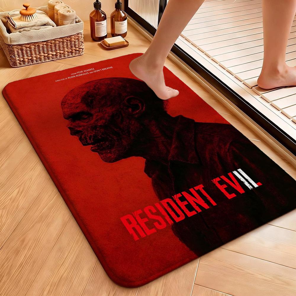 Resident Evil Death Island Rectangular Rug Thick Nonslip Carpet For Kids Bedroom Play Area Home Decor Memorial Gift