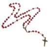 Rosary Crucifix Necklace for Men Women Crucifix Crucifix Beaded Necklace Chain Catholic Necklace  Religious Rosary Jew