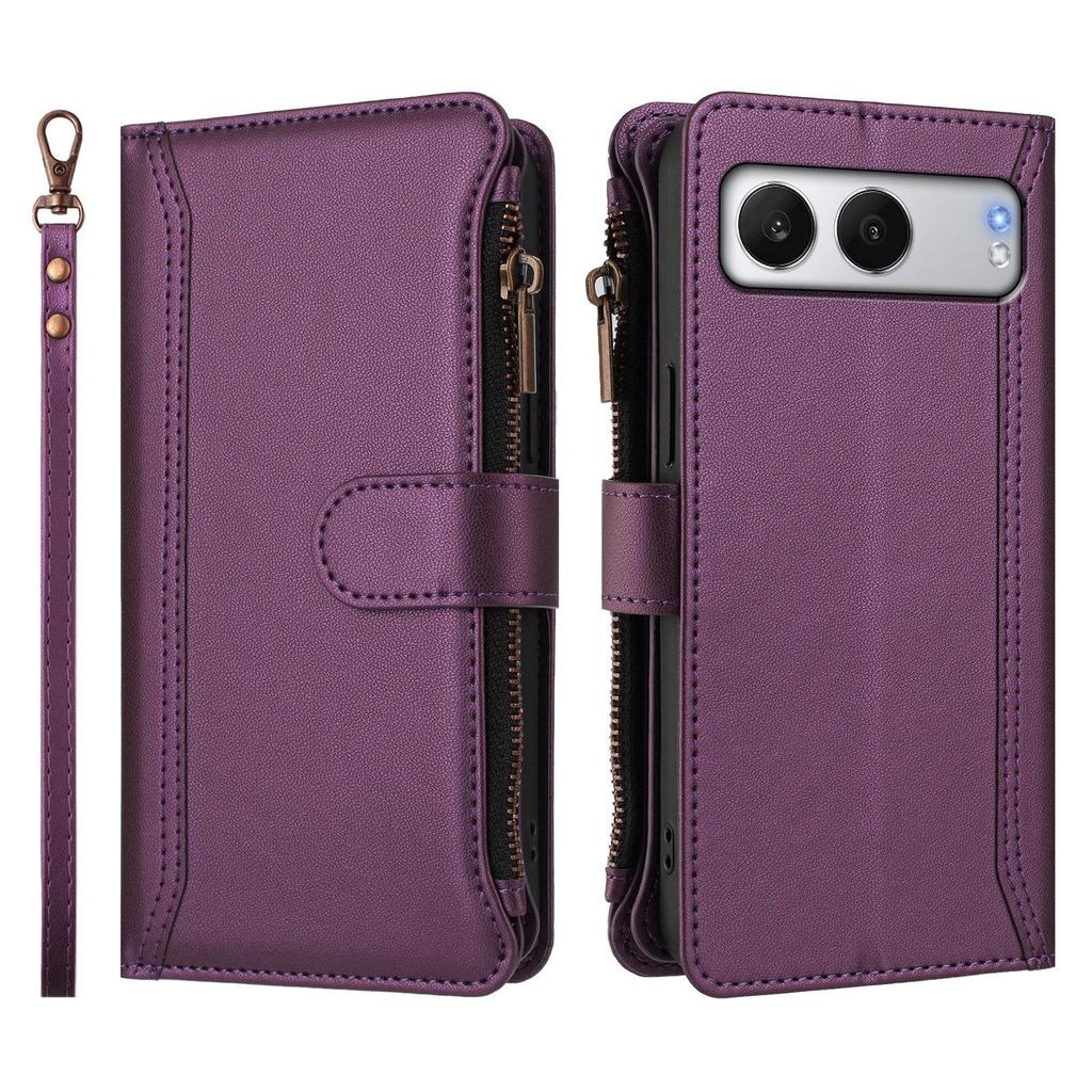 High-End Zipper Card Insert Phone Case for Oneplus Nord 4 5G Overseas Version