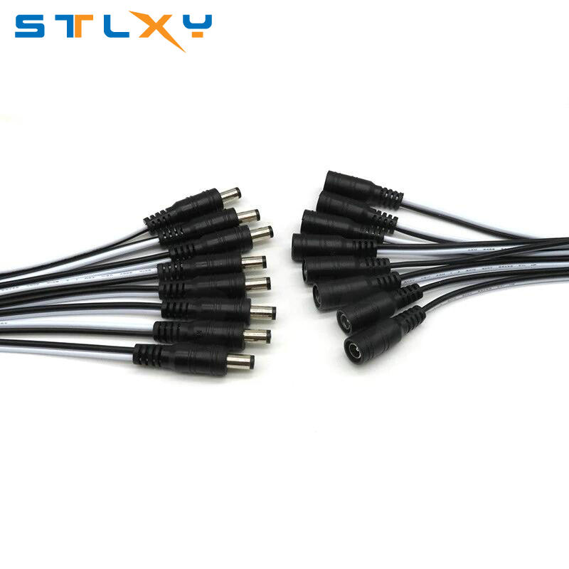 5pcs 5.5x2.1 Plug DC male or Female Cable Wire Connector For 3528 5050 LED Strip Light