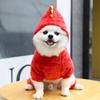 Halloween Weihnachten Lustiges Dinosaurier Katzen Kostüm mit Kapuze Winter Warm Fleece Haustier Overalls für Kätzchen Welpen Roupa Para Cachorro