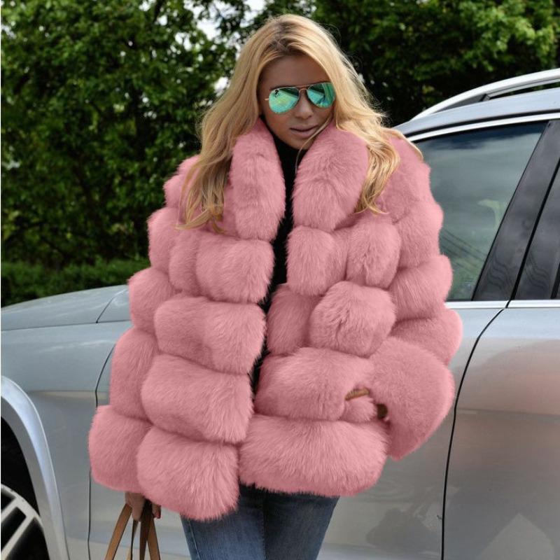 Fur Autumn and Winter New Fur Coat Women's Imitation Fur Women's Coat