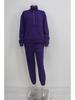 2025 Spring European & American Women's Two-Piece Fleece Sweatshirt Sporty Streetwear Set