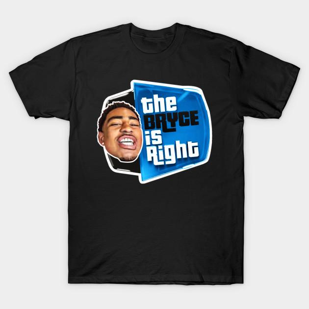 

Men Black Print T-shirt The Bryce Is Right Carolina No-Cut Transfer Paper Print Cotton Tshirt XL чорний