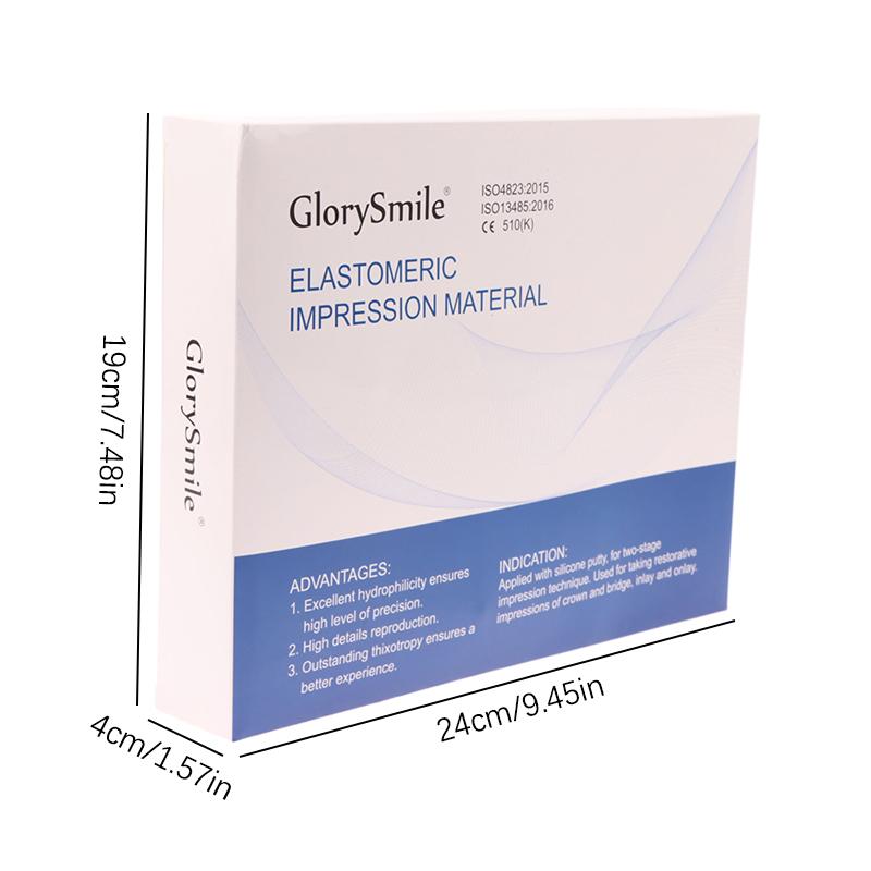 Dental Impression Material Light Body Putty Base Putty Catalyst Mixing Tips Kits Dentistry Molding Silicone Materials