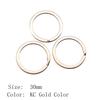Alloy Split Key Ring Size 25-30mm Keychain Making Findings Accessories For Jewelry DIY Charm Bracelet Beads