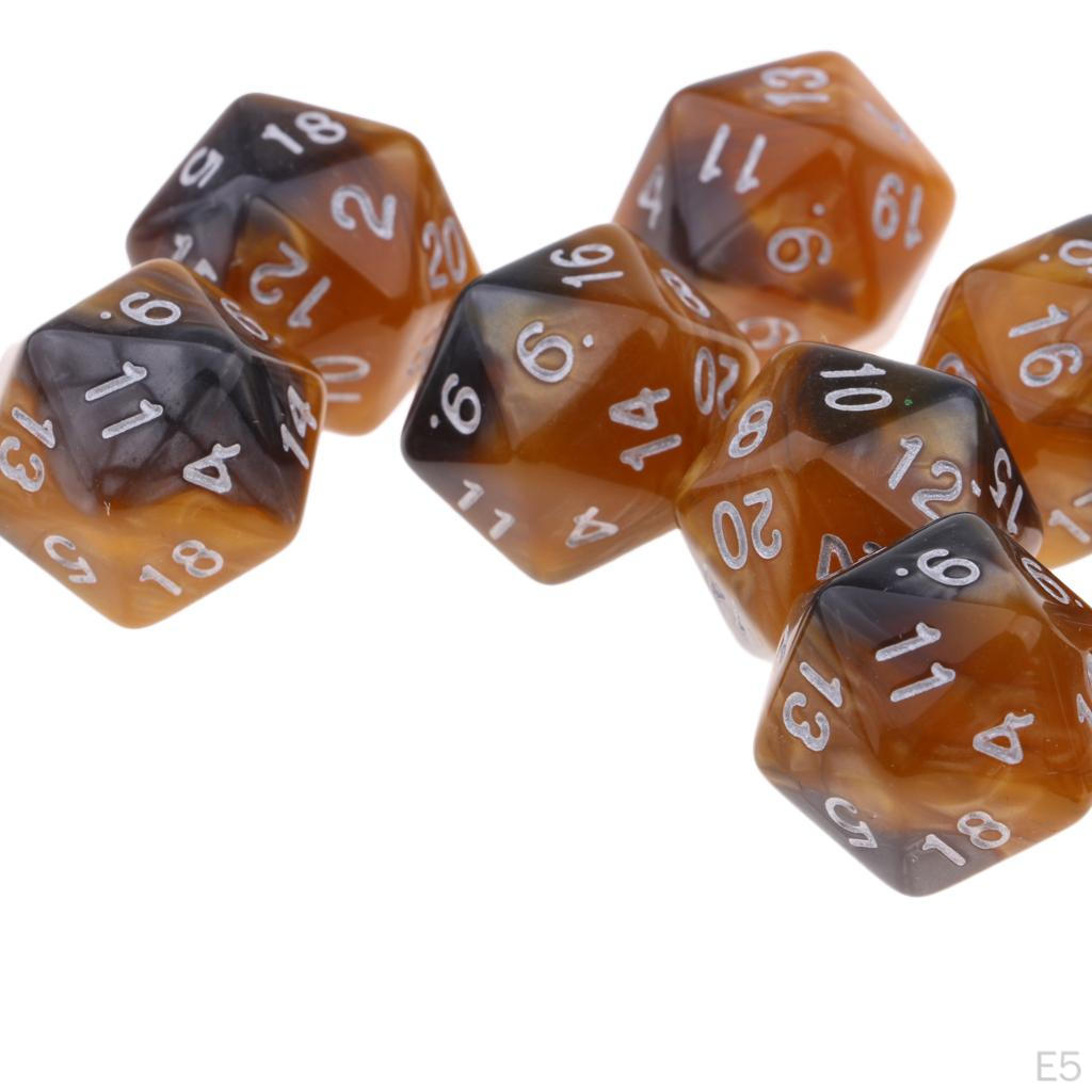 Set Poliedrico da 10 Pezzi Serie 20 Dadi
