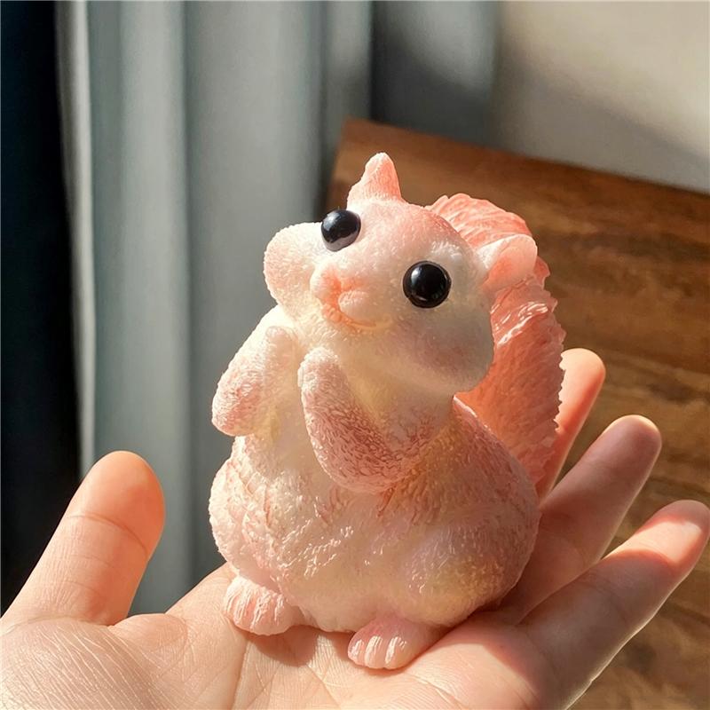 Soft Tpr Fast Rebound Squeeze Toy Realistic Squirrel Prairie Dog Adult Stress Relief Desktop Anxiety Fidget Decompression Toy