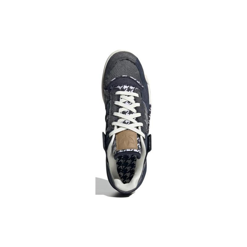 Adidas Originals Forum Exhibit Low 'Black Gray' Sneakers HQ8418