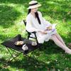 Carbon Steel Alloy Folding Table Slatted Top Reinforced Portable Table Load Bearing X Frame Heavy Duty Outdoor Table