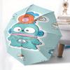 Cute character,Kawaii design Automatic Folding Umbrella Simple 8 Rib Design, Bright Cartoon Pattern, Durable Iron Frame, Suitable For Travel