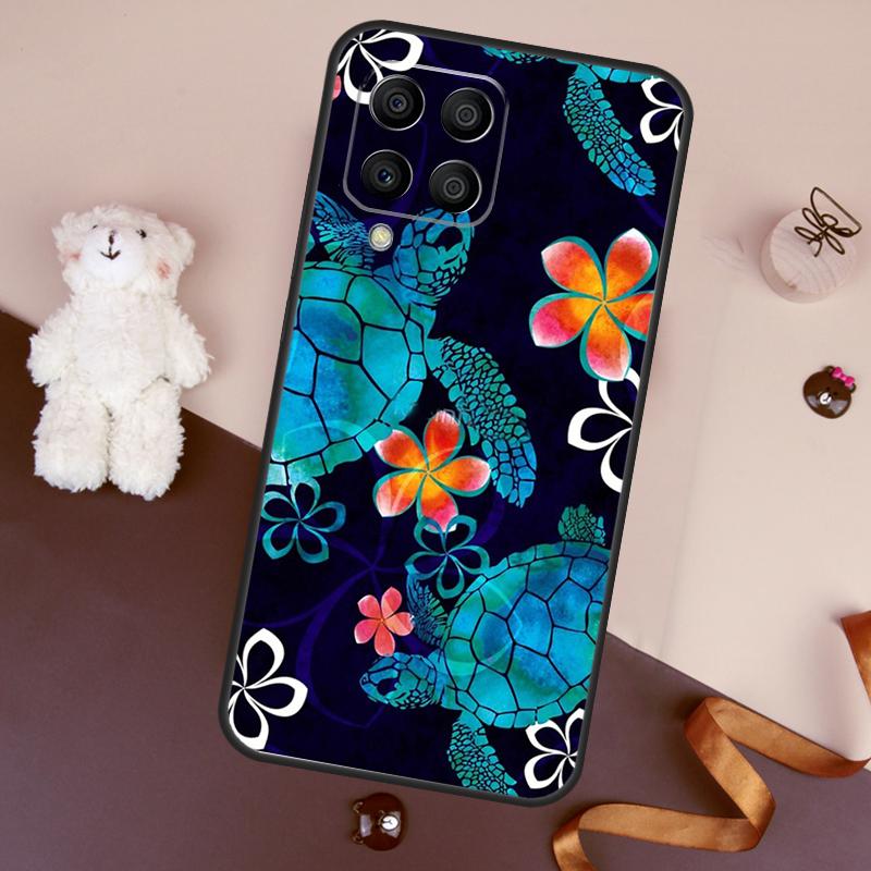 Swimming Freshwater Sea Turtles Case For Samsung Galaxy M06 M53 M13 M31 M11 M35 M55 M15 M56 M36 M16 M12 M32 M52 M14 M34 M54