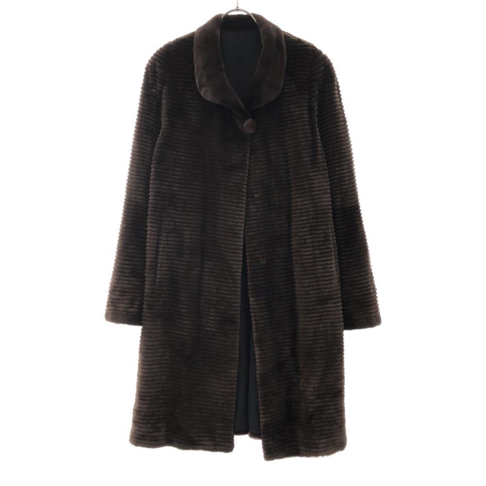 SAGA MINK Fur coat F Brown fur Women Used