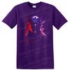 Hockey Mask Graphic T Shirt Horror Art Smoke Effects Retro Vintage Tee