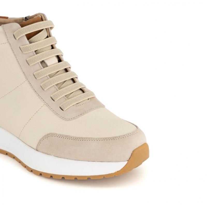 Daks Women High Top Non Slip Sneakers Dlb507ga35  Ivory 