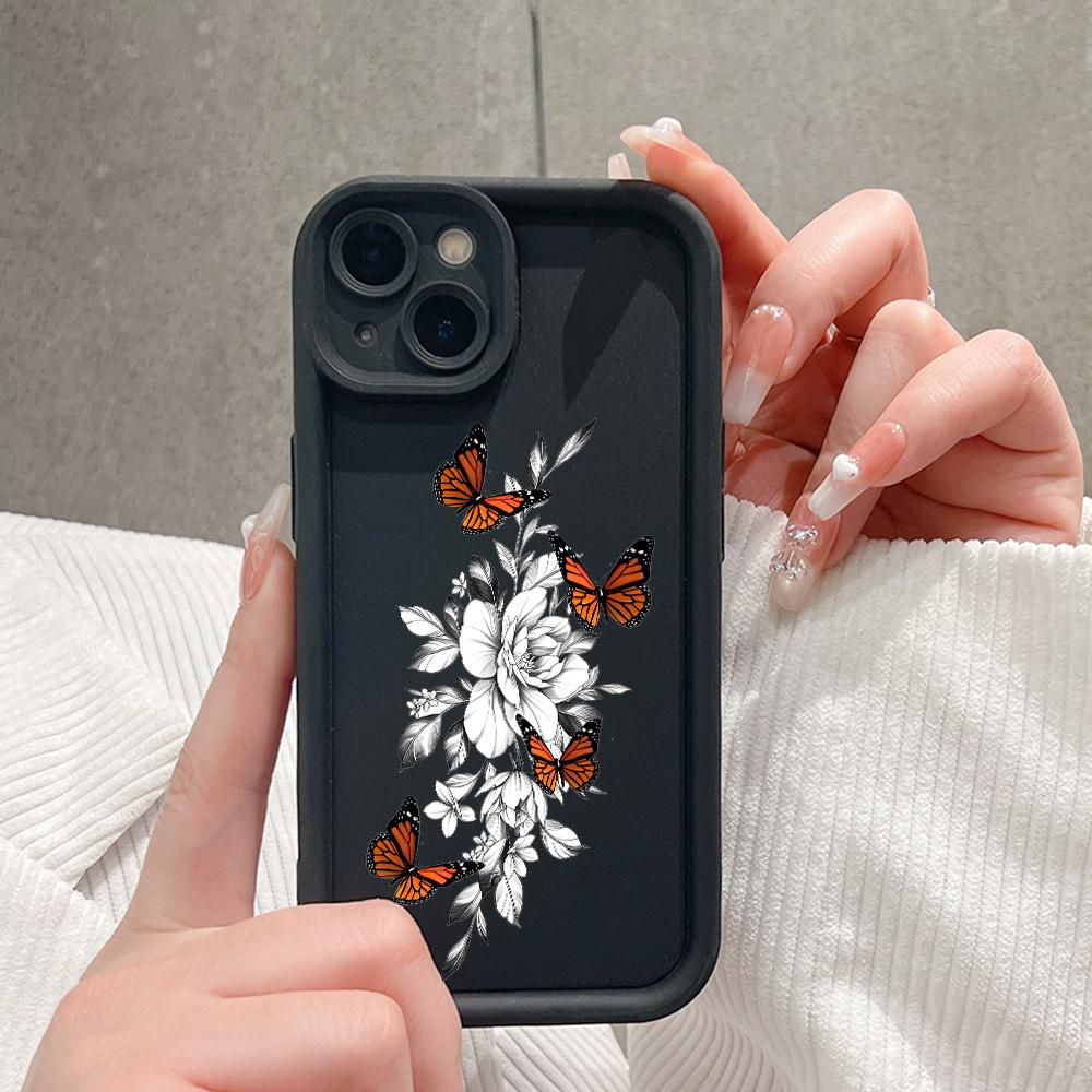 Soft Silicone Square Ladders Cartoon Pattern Full Cover Camera Protection Shockproof Case for OPPO Reno Realme OnePlus