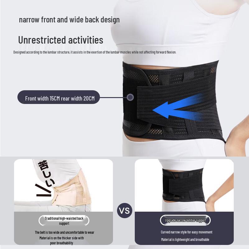 CHIWANG Atmungsaktiver Arbeits- & Fitness-Taillenstützgürtel