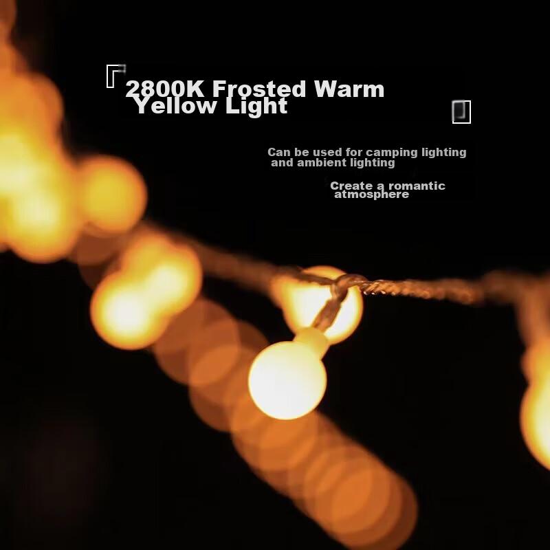 MOTIE (MOTIE) String Lights, Outdoor Camping Light Equipment, LED Colorful Lights, Star Lights, Christmas Tent Lights, Decorative Lights