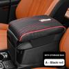 Pu Leather Car Armrest Pad Cover Auto Center Console Box Cushion Mat Storage Bag