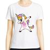 Rainbow Pony Print T-Shirt - Short Sleeve Trendy Spring/Summer Fashion