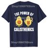 Funny Calisthenics Street Workout Fitness Gym Avocado Classic T Shirts Summer Streetwear Short Sleeve Birthday Gift T-shirt Men