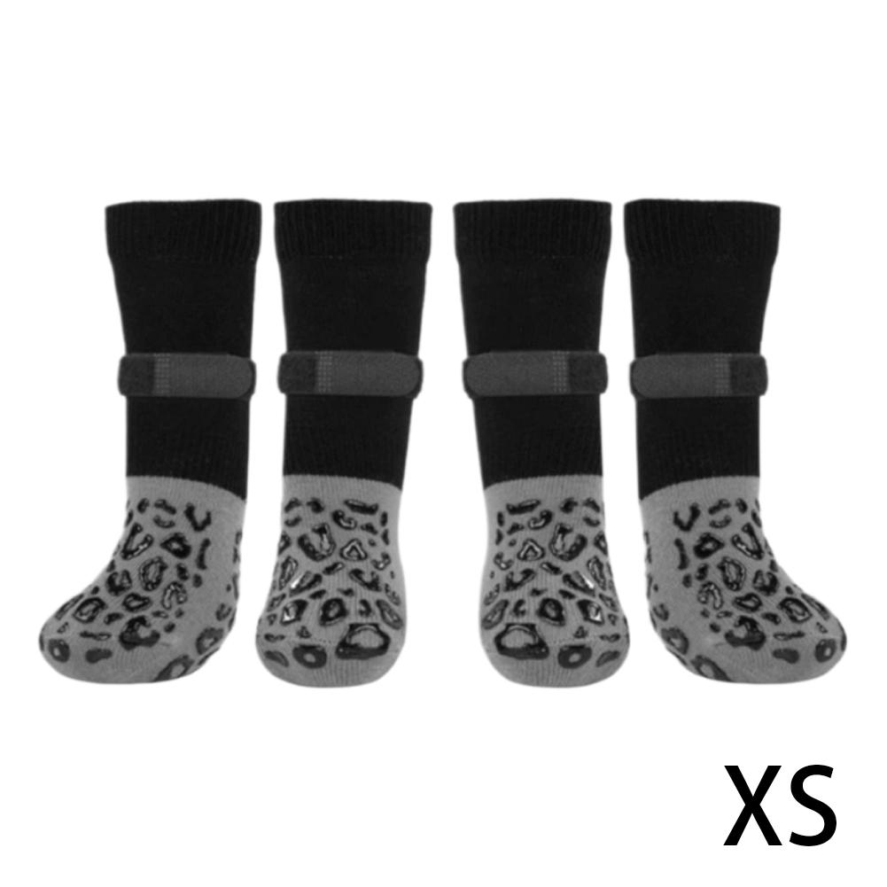 

Waterproof Pet Socks Non Slip Dog Boots Cotton Protective Paw Covers Small Medium Dogs Cat Essentials Walking Grooming Accessory