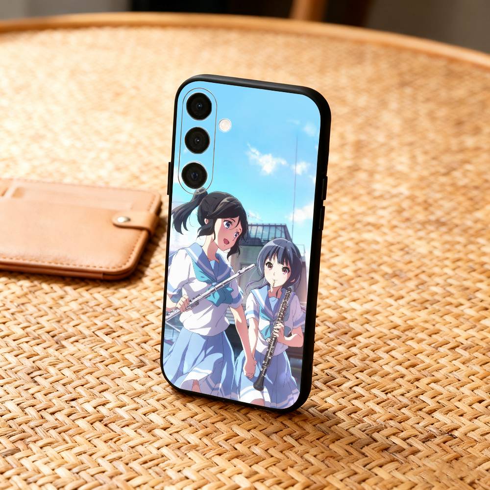 

Аниме S-Звук! Чехол для телефона E-Euphonium для Samsung A73,72,71,A52,51,40,41,A22,A32,31,A13, Мягкий черный корпус Samsung a42 5g