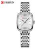 CURREN Fashion Quartz Women Watch Simple Elegant Square Dial Gold Stainless Steel Strap Waterproof Leisure Business Watches