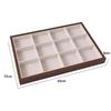 Rosewood Jewelry Box & Display Tray for Earrings and Necklaces