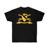 Klassisch - Unisex Ultra Baumwoll T-Shirt - Armee - 1. Kavalleriedivision m Br - Band