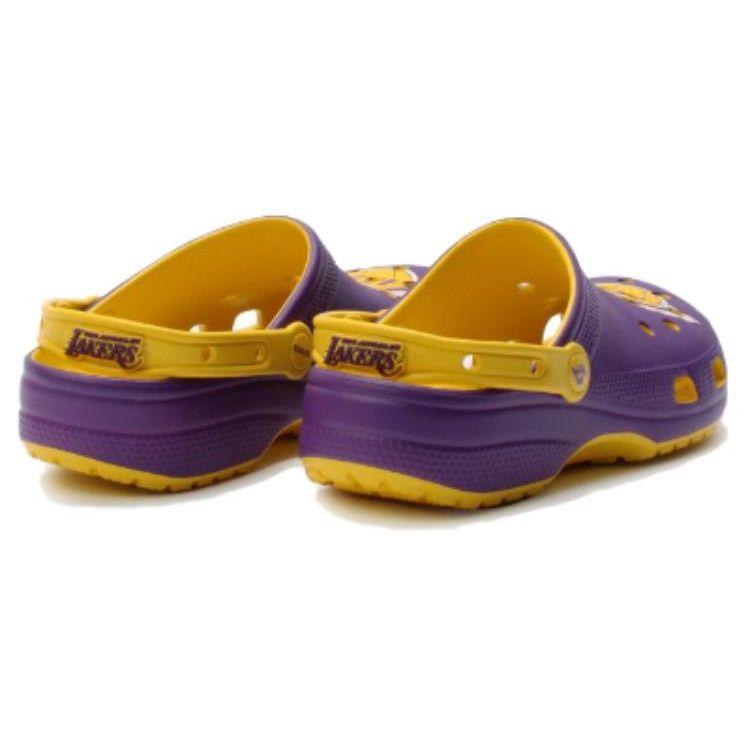 Crocs NBA x Classic Clog Los Angeles Lakers Unisex Sneakers Purple Sunflower 208650-75Y