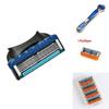 Premium 4pcs Lot Shaving Razor Blades With 5 Layer Blades For Mens Face Shaving