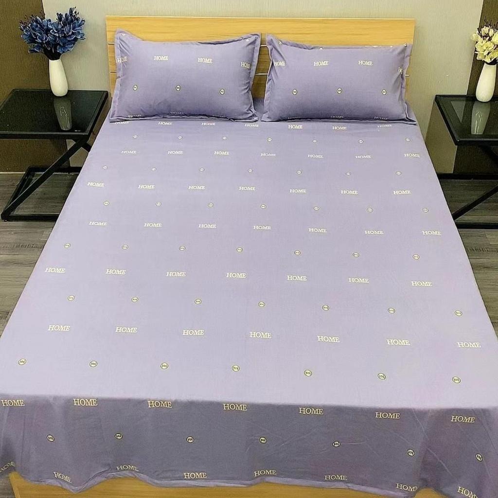 Soft and Skin-friendly Single Print Duvet Cover & Brushed Bed Sheet - 1.5 Meter