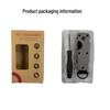 Aluminum Alloy Compact Keychain Organizer - Holds 2-6 Keys, Multifunctional and Portable