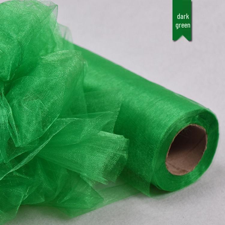 Wedding Stair Railing Gauze Drapes and Floral Decorations Set