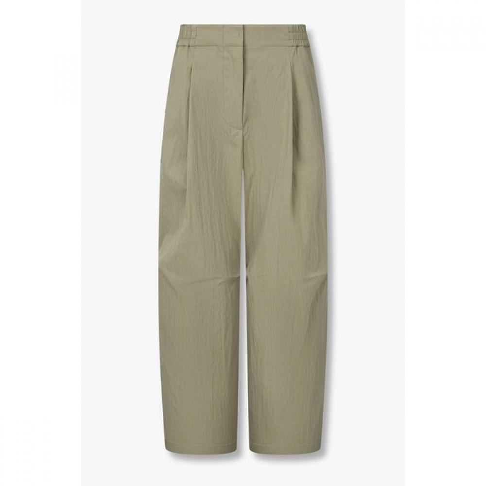 Studio Tomboy Tuck Detail Side Banding Pants 9106231205ar 49 (khaki beige)/One size