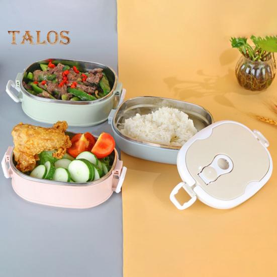 1 set recipient Bento de mare capacitate termică fără BPA, util pentru studenți lucrător, recipient pentru mâncare pentru picnic, rechizite pentru exterior