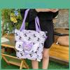 My Melody Nylon Crossbody Bag Lightweight Waterproof Tote For Kids Daily Use**