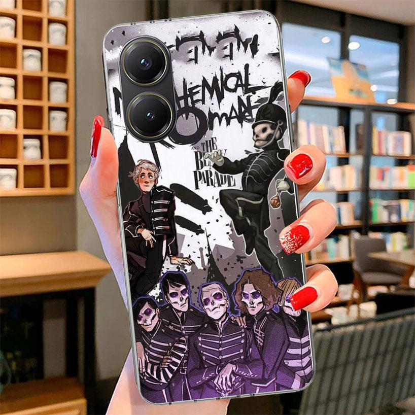My Chemical Romance MCR Phone Case For Xiaomi Poco F7 Ultra X7 X6 X5 Pro M7 Redmi 15C 15 13C 13 12C 12 10C 10 9A 9C 9T 9 Shell P