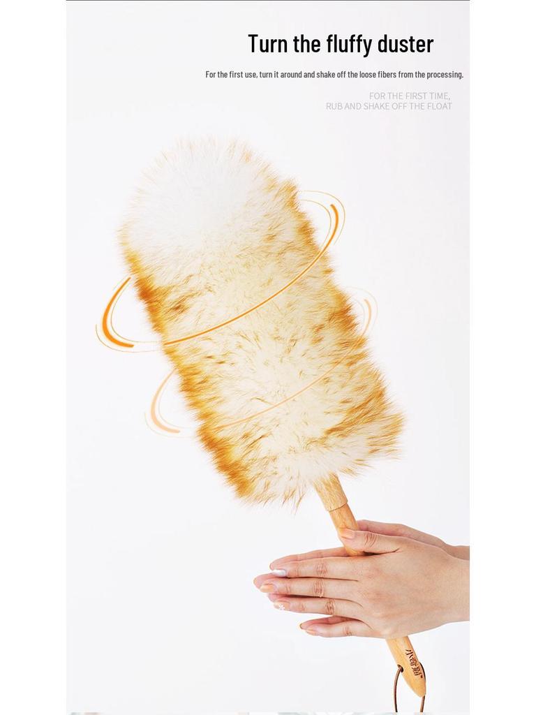 Static Electric Wool Duster for Household and Car Cleaning