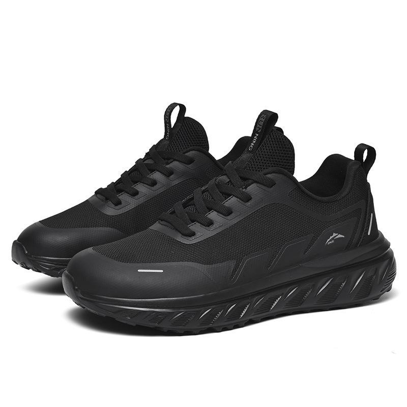 Large Size Lightweight Wide Head Casual Sports Shoes Fly-Woven Mesh Men'S Shoes Fat Feet Fat Barefoot Running Shoes