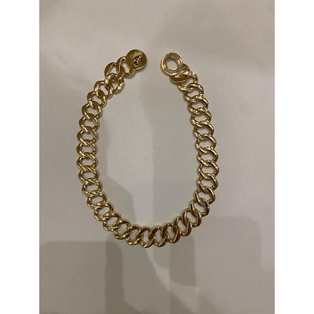 Used MARC JACOBS gold chain necklace