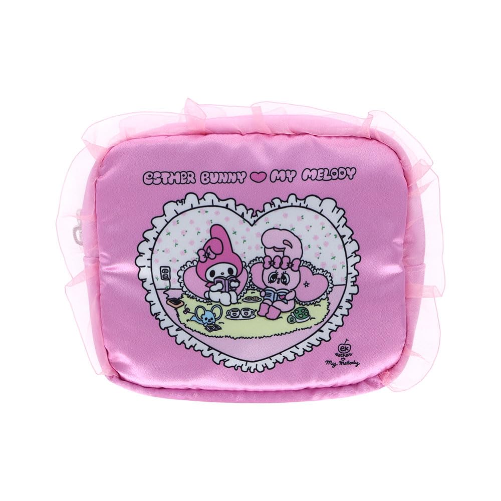 Stationery Esther Bunny My Melody Sanrio Characters Goods Pouch Frill Pink S2339854 Sun-Star